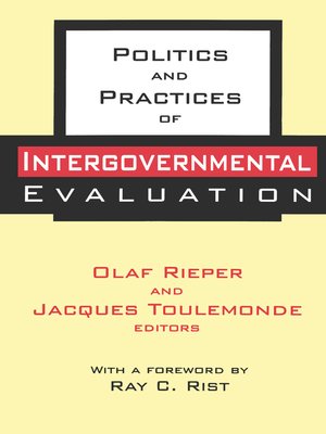 cover image of Politics and Practices of Intergovernmental Evaluation